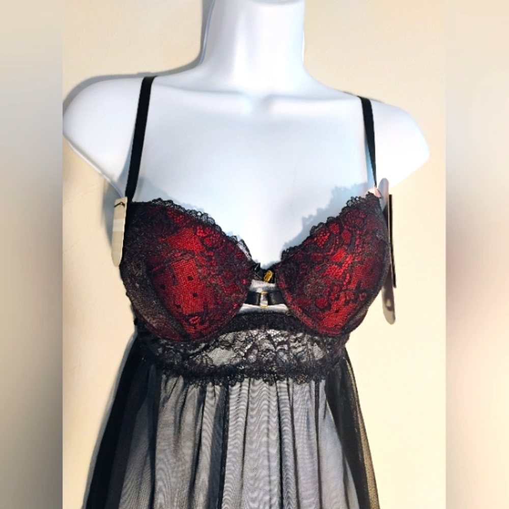 NWT Daisy Fuentes Babydoll Intimate.